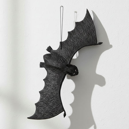 Rubber Bat Hanging Decoration - 22cm