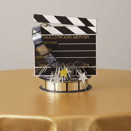 Clapper Board Foil Spray Centrepiece - 27.9cm