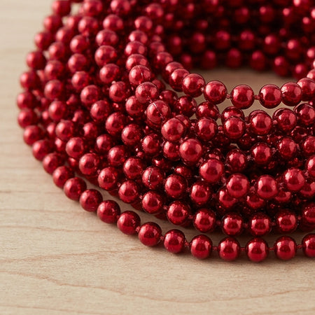 Red Party Beads - Pack of 12