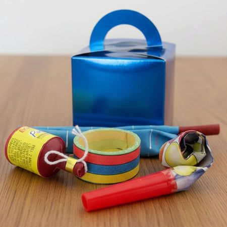 Blue Novelties Box with Content