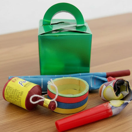Green Novelties Box with Content
