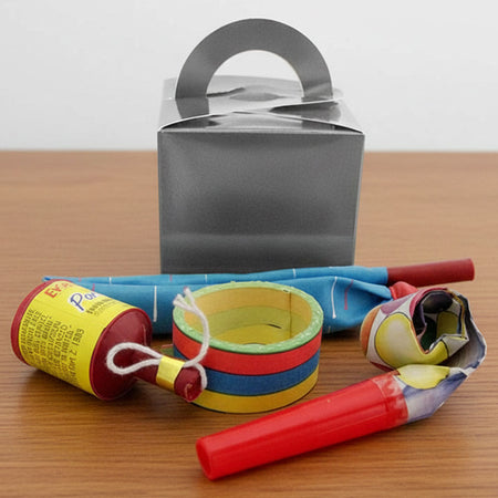 Silver Novelties Box with Content