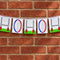 Rugby Ball & Post Flag Interior Bunting - 2.4m