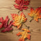 Fabric Autumn Leaves - 14cm - Pack of 12