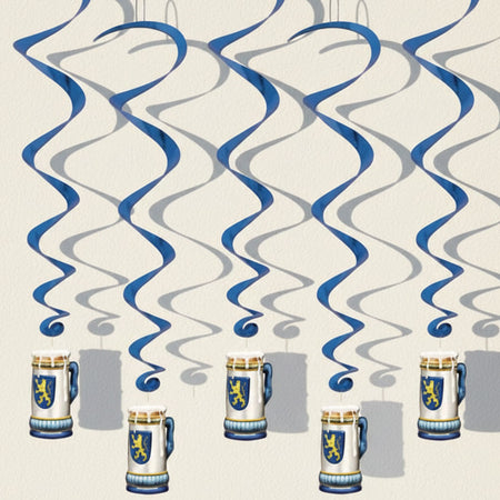 Oktoberfest Whirls - 76.2cm - Pack of 5