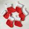 Mini Christmas Stockings - 15.2cm - Pack of 6