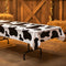 Cow Print Western Tablecloth - 54