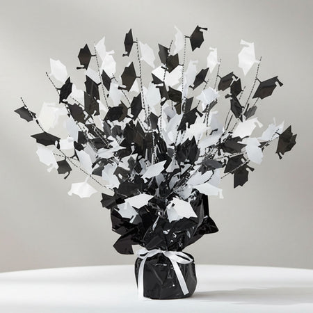 Graduate Cap Foil Spray Centrepiece - 38.1cm