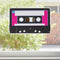 1990's Themed Cassette Tape Window Sticker - 61cm