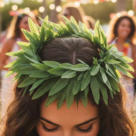 Tropical Fern Leaf Headband - 20