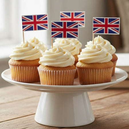 Union Jack Flag Picks - 6.4cm - Pack of 50