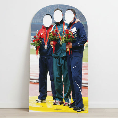 Summer World Games Medal Winner Stand-In Photo Prop - 1.76m