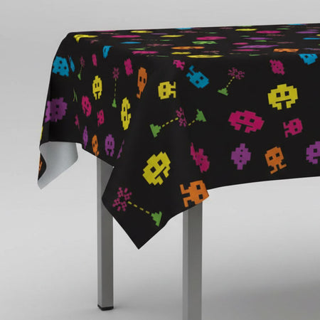 Plastic Totally 80's Tablecloth - 2.74m