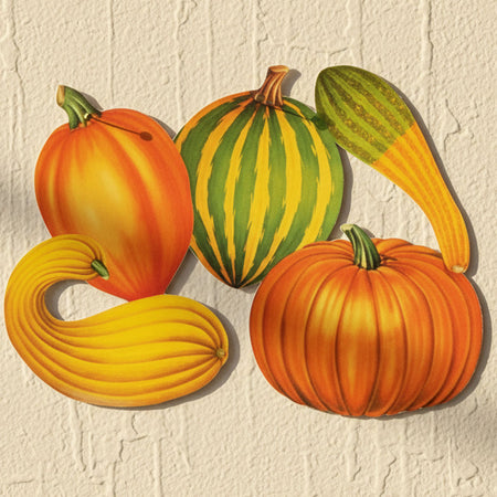 Autumn Harvest Cutout Wall Decorations - 40.6cm - Pack of 5
