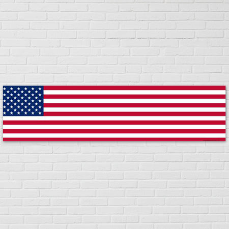 American Themed Flag Banner - 1.2m