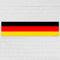 German Themed Flag Banner - 120 x 30cm
