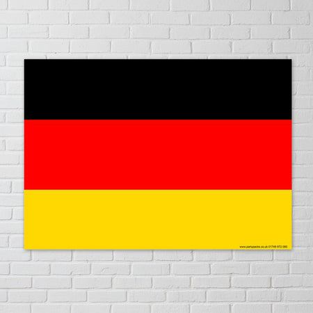 German Themed Flag Poster - A3