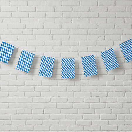 Bavarian Flag Interior Bunting - 2.4m