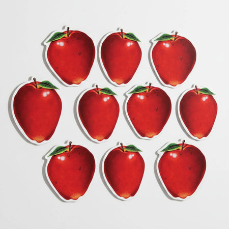 Mini Apple Cutouts - 10.2cm - Pack of 10