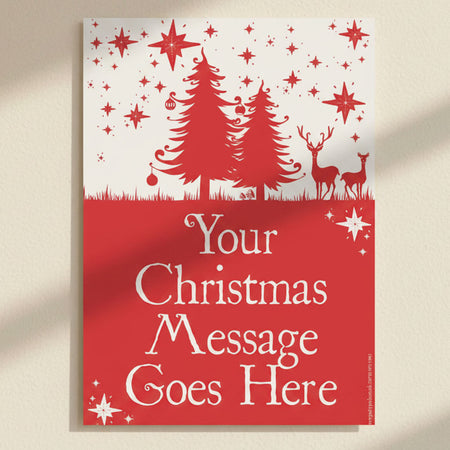 Wonderful Christmas Personalised Poster- A3