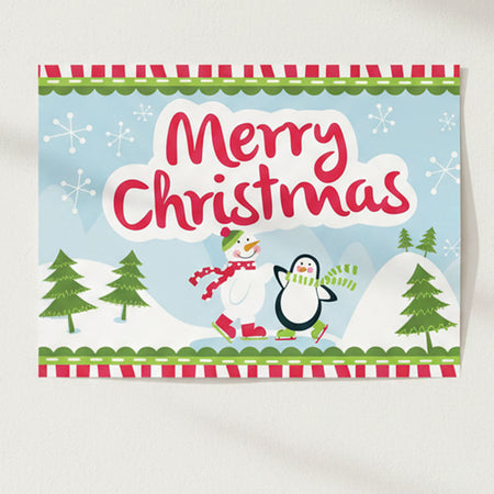 Christmas Winter Wonderland Poster -A3