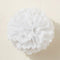 White Pom Pom Tissue Value Decoration - 40cm
