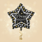 Prom Night Star Balloon Cream and Gold Background