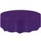 Purple Round Plastic Tablecloth - 2.13cm