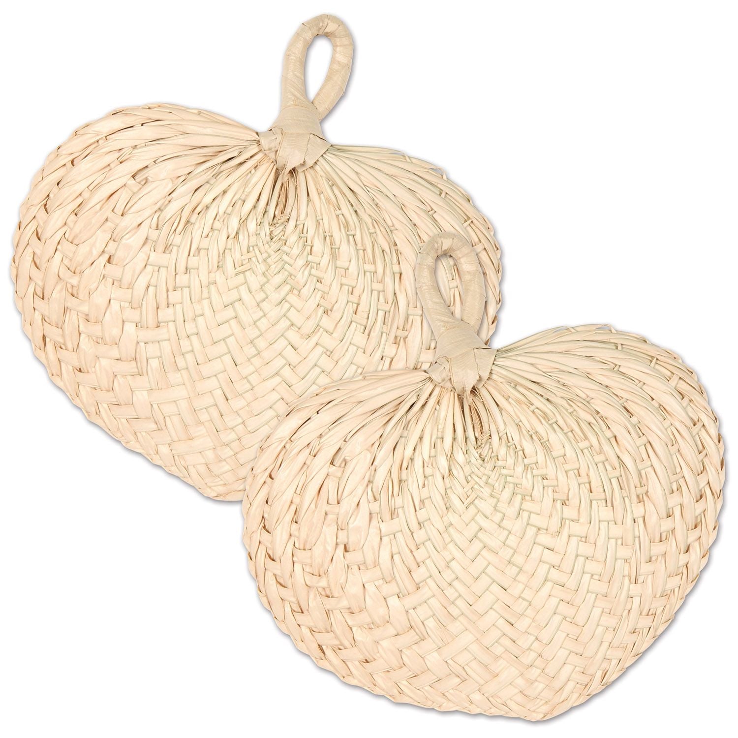 Raffia Fans - 28cm - Pack of 2