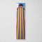 Rainbow Ribbon Tower Banner on White Brick Wall Festival Party