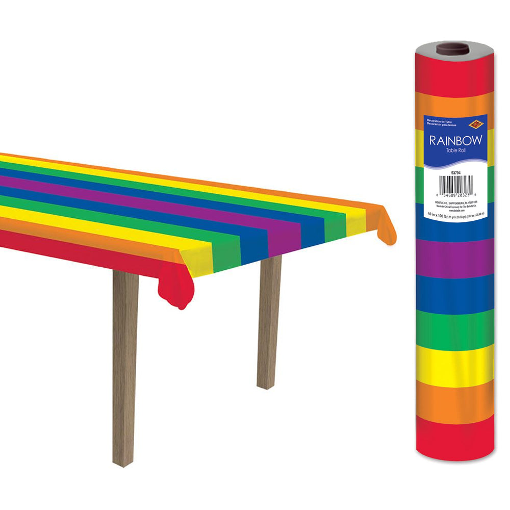 Rainbow Table Cover Roll - 1m x 30m – Party Packs