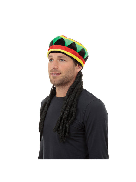 Rasta Hat with Hair