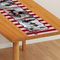 Red Pink Stripe Table Runner - Same Angle + Background Added