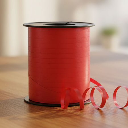 Red Curling Ribbon - 91.4m