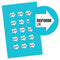 Reform UK Party Stickers - 58mm - Sheet of 15