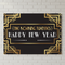 Roaring Twenties poster on a white brick wall