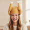 Roast Turkey Hat Being Worn
