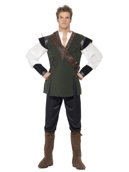 Green Robin Hood Costume With Arrow Holder