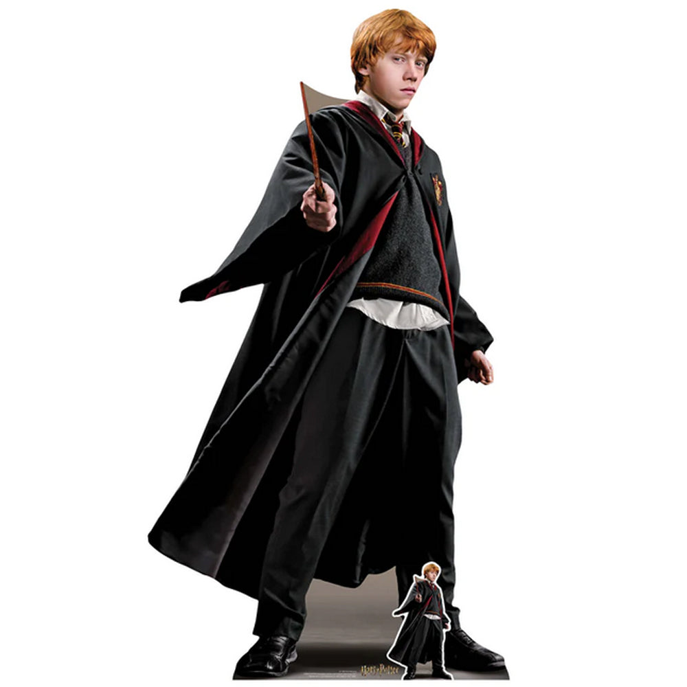 Harry Potter Ron Weasley Lifesize Cardboard Cutout With FREE Mini Cutout - 1.75m