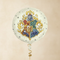 Round Hogwarts Balloon - Smooth Cream Stone Wall