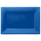 Royal Blue Rectangle Serving Platters - 23cm x 32cm - Pack of 3