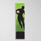 Rugby Player Banner on White Brick Wall