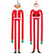 Mr & Mrs Claus Hanging Paper Decorations - Pack of 2