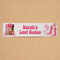 Sarah's Last Rodeo Pink Cowgirl Banner Sandy Wild West Wall