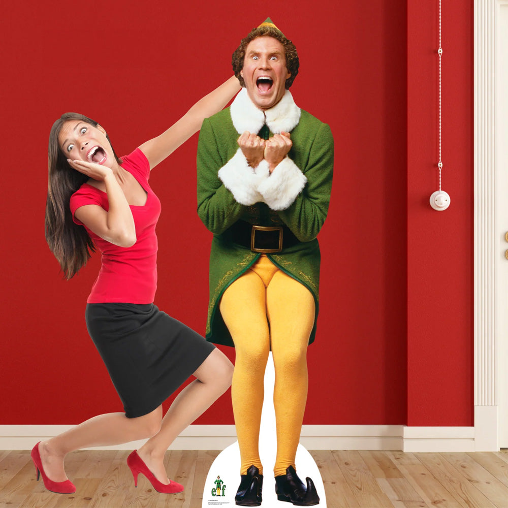 Buddy the Elf Lifesize Cardboard Cutout - 1.87m
