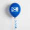 Scottish Saltire Balloon Close Up White Wall