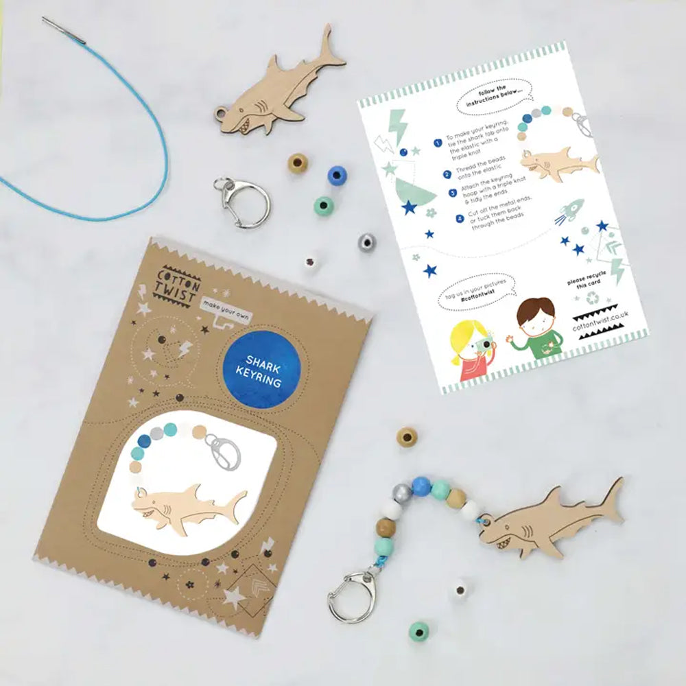 Make Your Own Shark Keyring Kit - Plastic Free