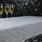 Silver Sequin Tablecloth Close Up Angle