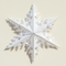 Snowflake with enhanced iridescence