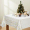 Christmas Snowflakes Plastic Tablecloth - 1.37m X 2.13m